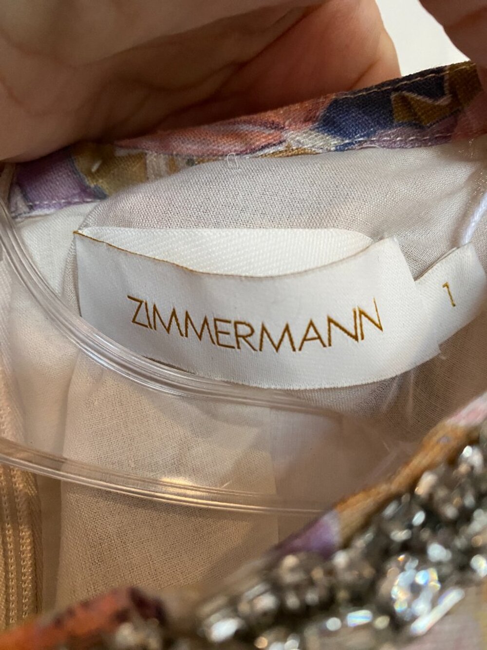 Zimmermann  illustration crystal-embellished mini dress - Picture 4 of 4